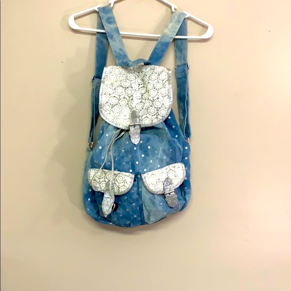 Justice Denim backpack